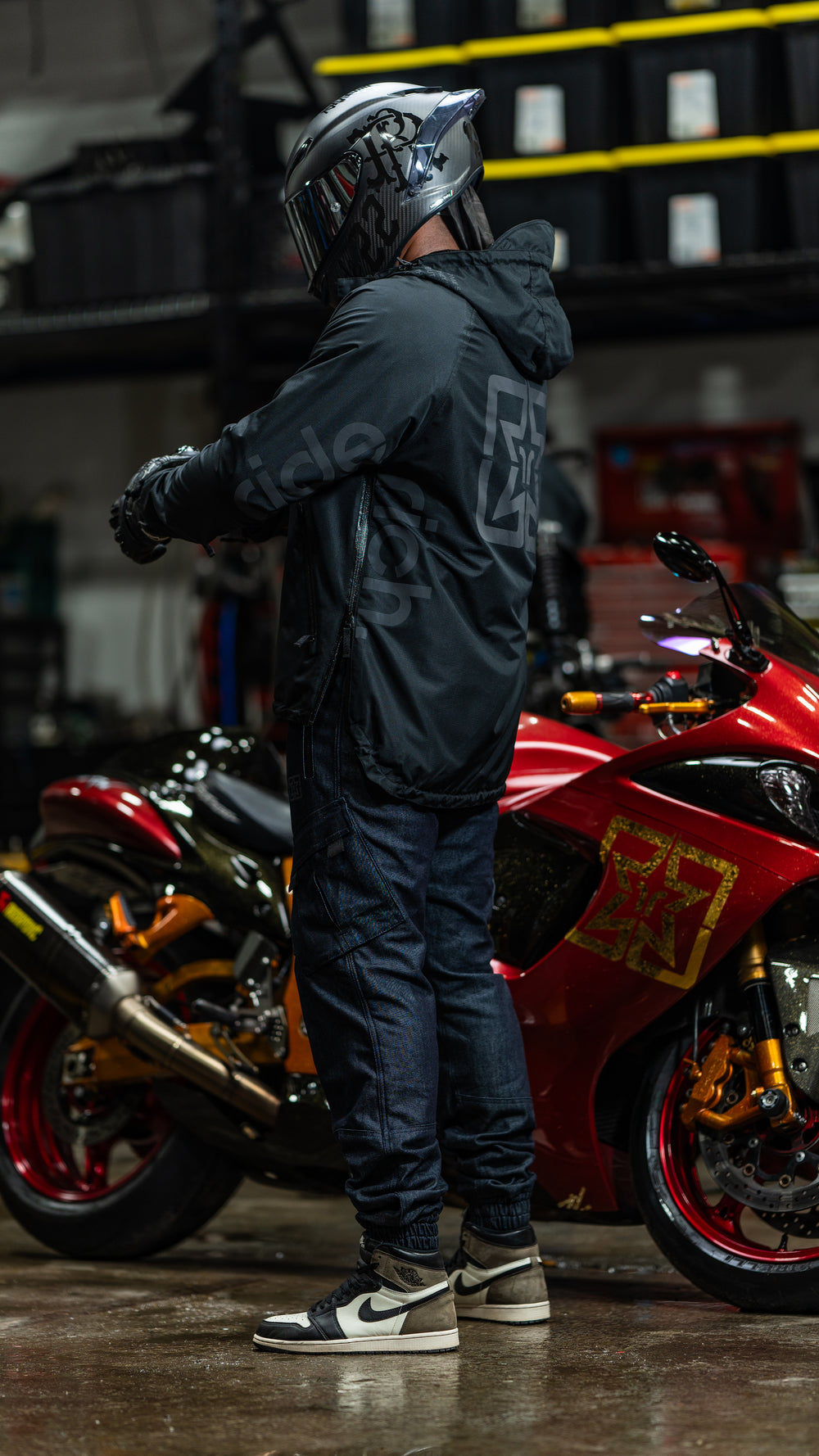 Concord™ Armoured Anorak Jacket {The Message V2/Black}