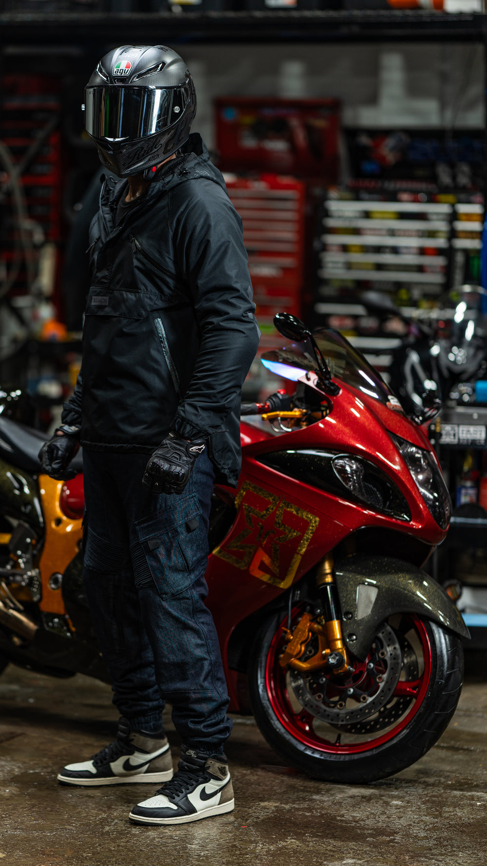 Concord™ Armoured Anorak Jacket {The Message V2/Black}