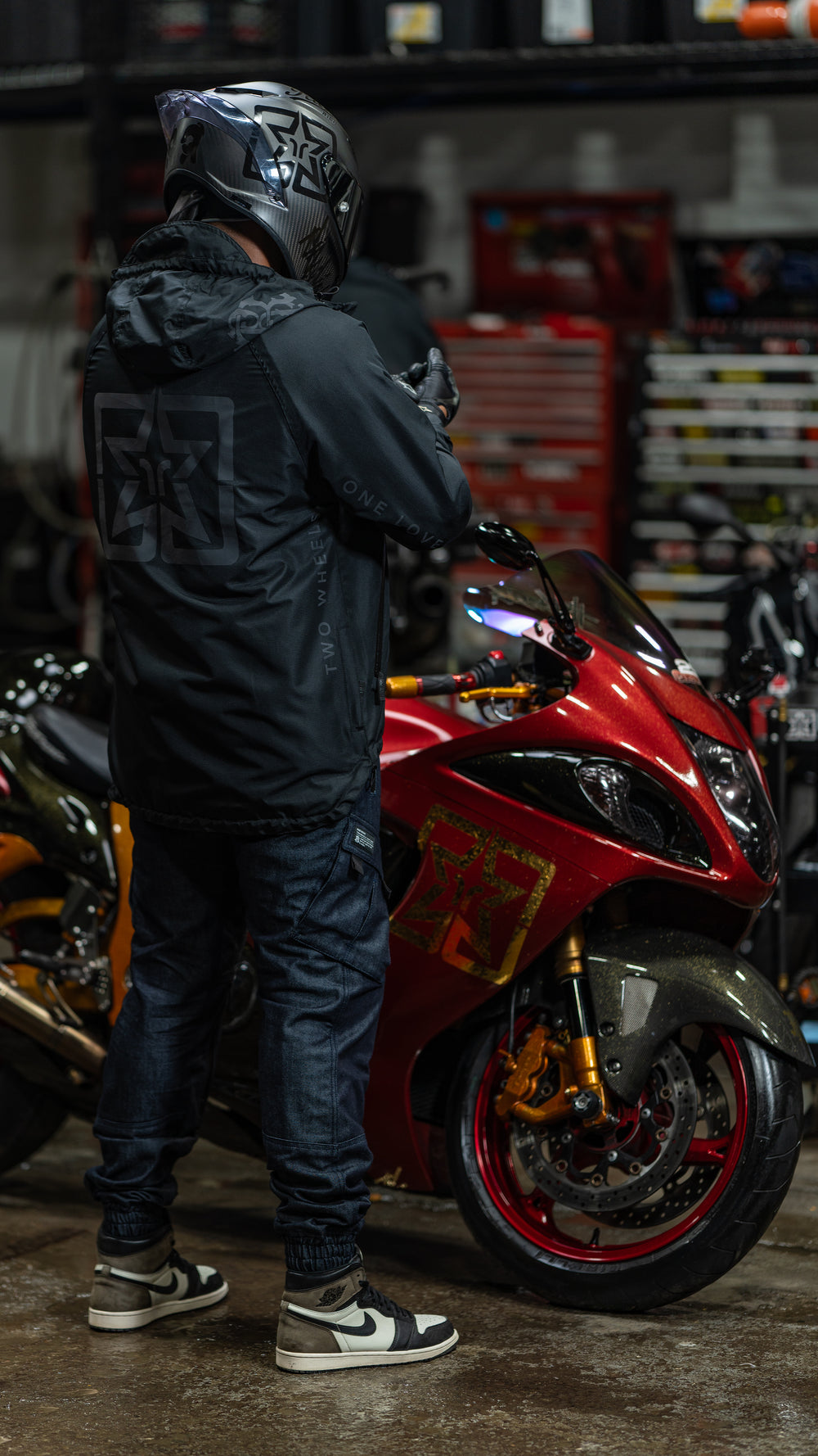 Concord™ Armoured Anorak Jacket {The Message V2/Black}