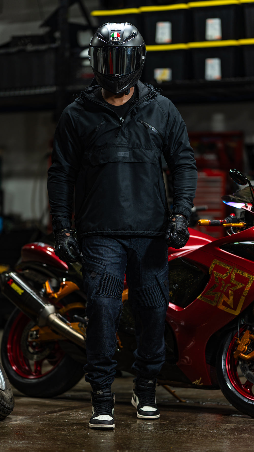 Concord™ Armoured Anorak Jacket {The Message V2/Black}