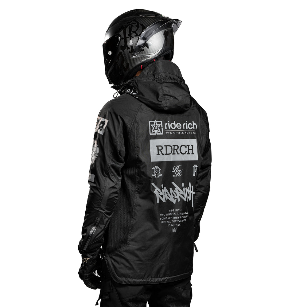 Concord™ V2.Flow™ Mesh Armoured Anorak Jacket {RR GP/Black}