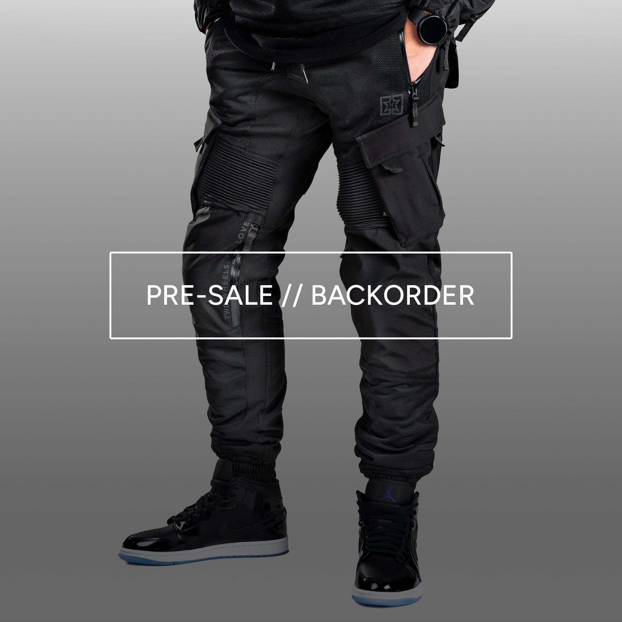 [Pre-Sale // Backorder] Unit 16™ V2.Flow™ Mesh Armoured Cargo Motorcycle Joggers {Black}