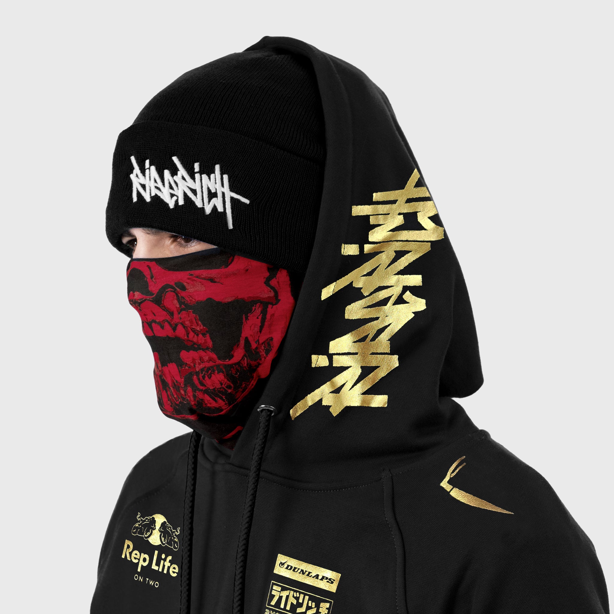 [Pre-Sale // Backorder] RR Racing Scoop Pullover Hoodie {Gold on Black}