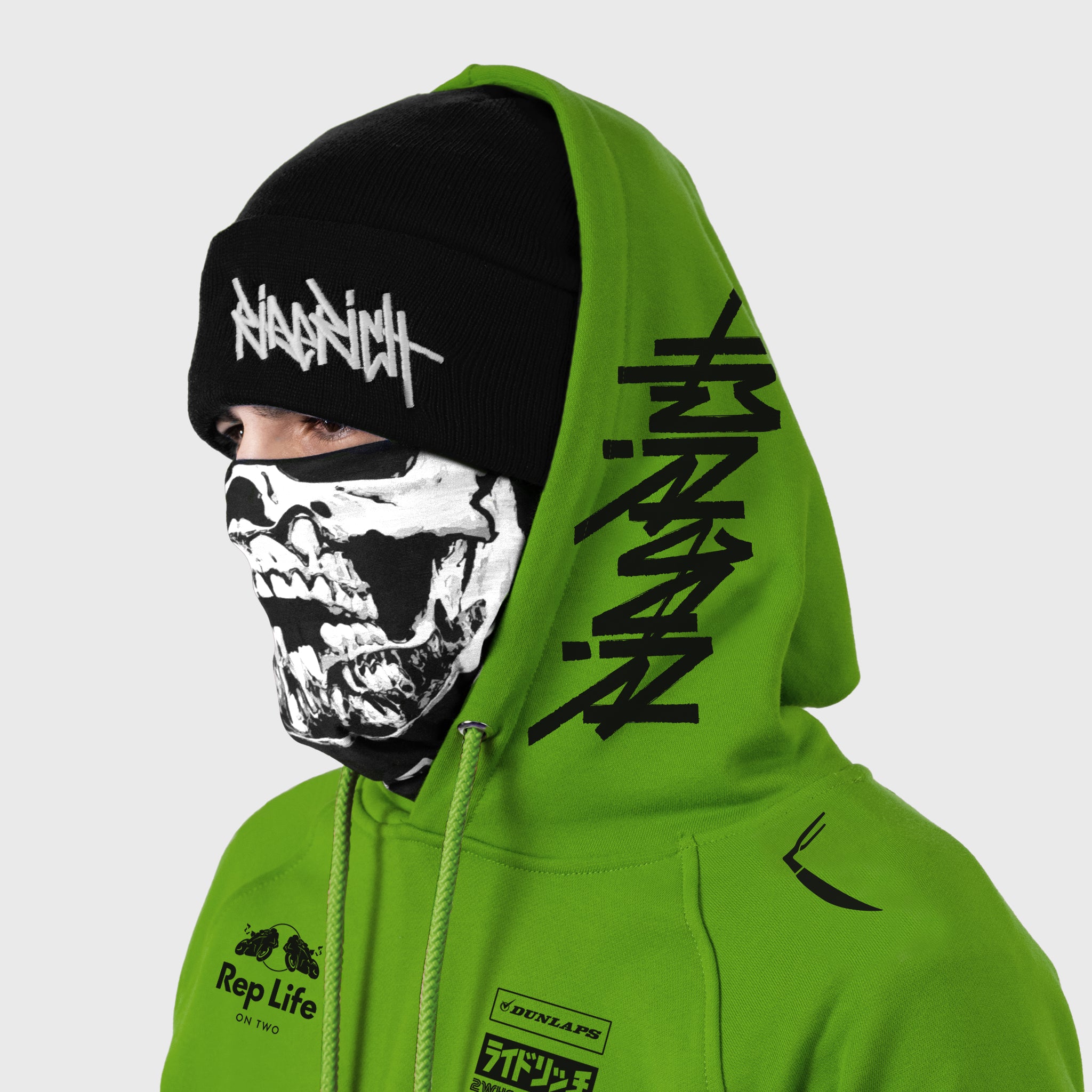 [Pre-Sale // Backorder] RR Racing Scoop Pullover Hoodie {Lime Green}