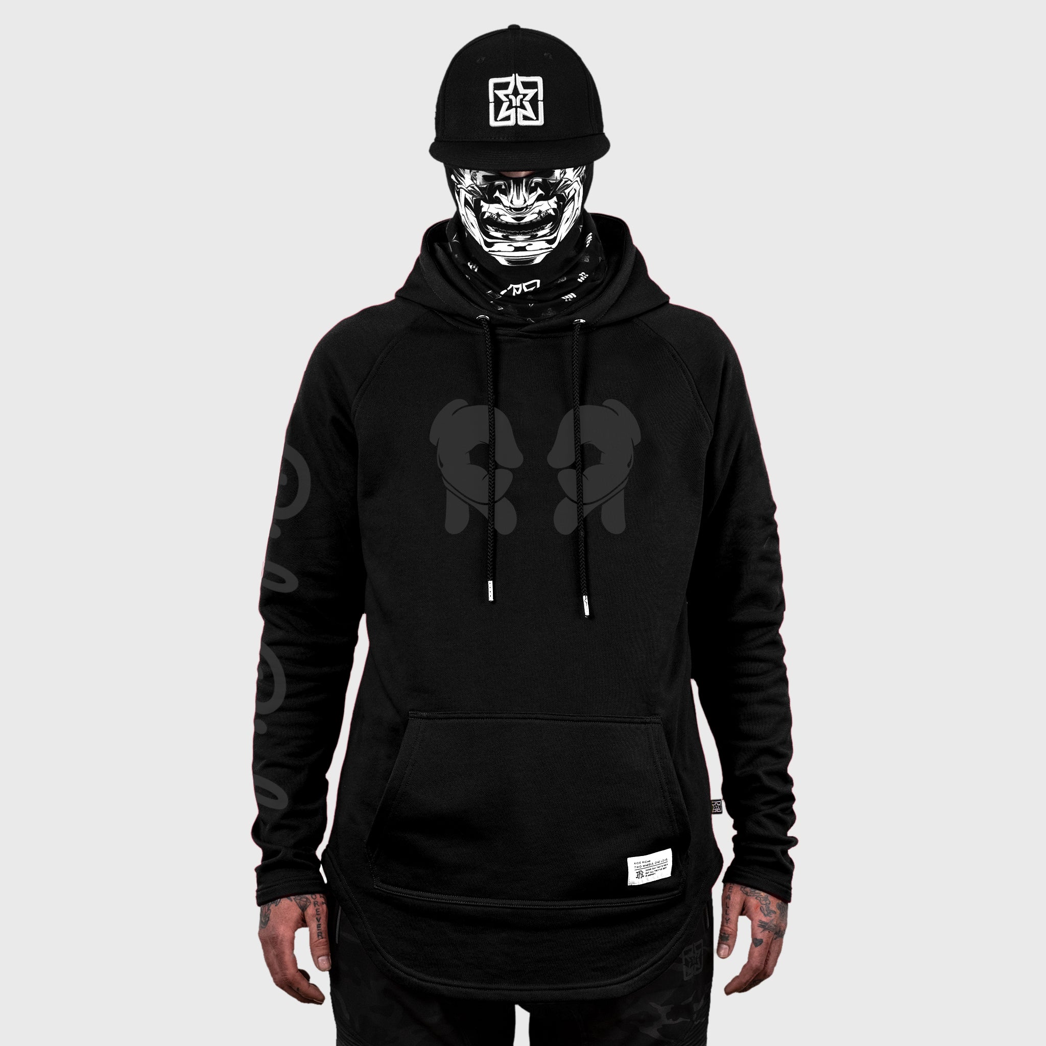 [Pre-Sale // Backorder] Rep Life On Two Scoop Pullover Hoodie {Black on Black}