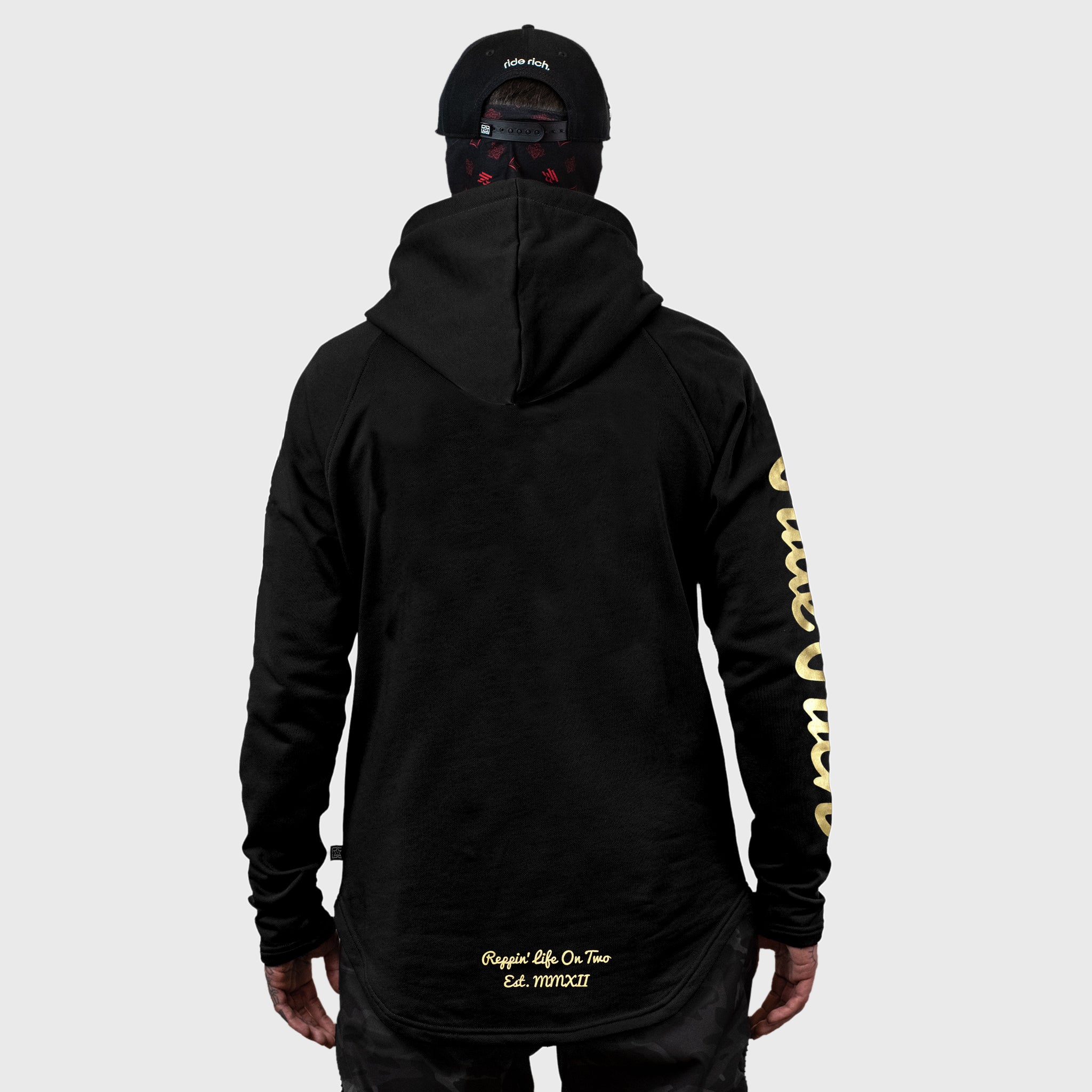 [Pre-Sale // Backorder] Rep Life On Two Scoop Pullover Hoodie {Gold on Black}