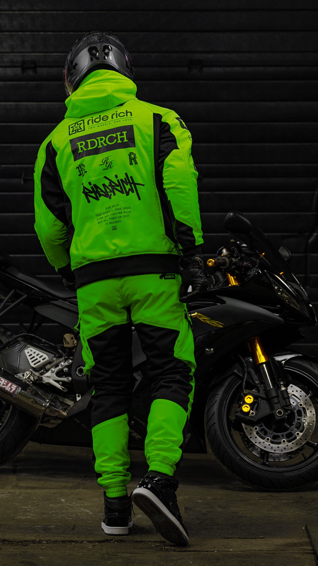 Unit 16™ V2.Flow™ Mesh Armoured Cargo Motorcycle Joggers {Green}
