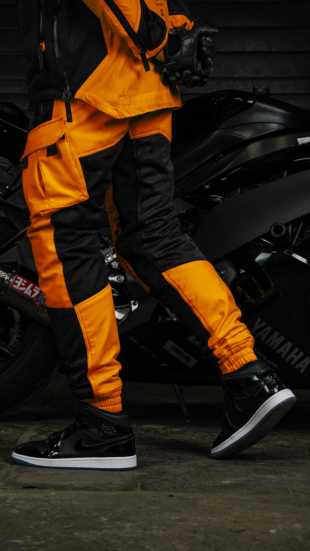 Unit 16™ V2.Flow™ Mesh Armoured Cargo Joggers {Orange}