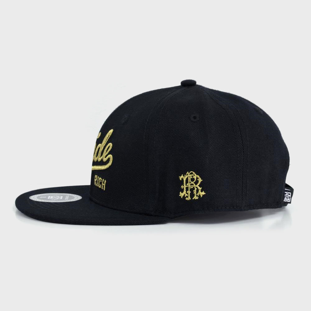 RR Squad Snapback {Gold on Black}