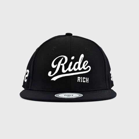 RR Squad Snapback {White on Black}