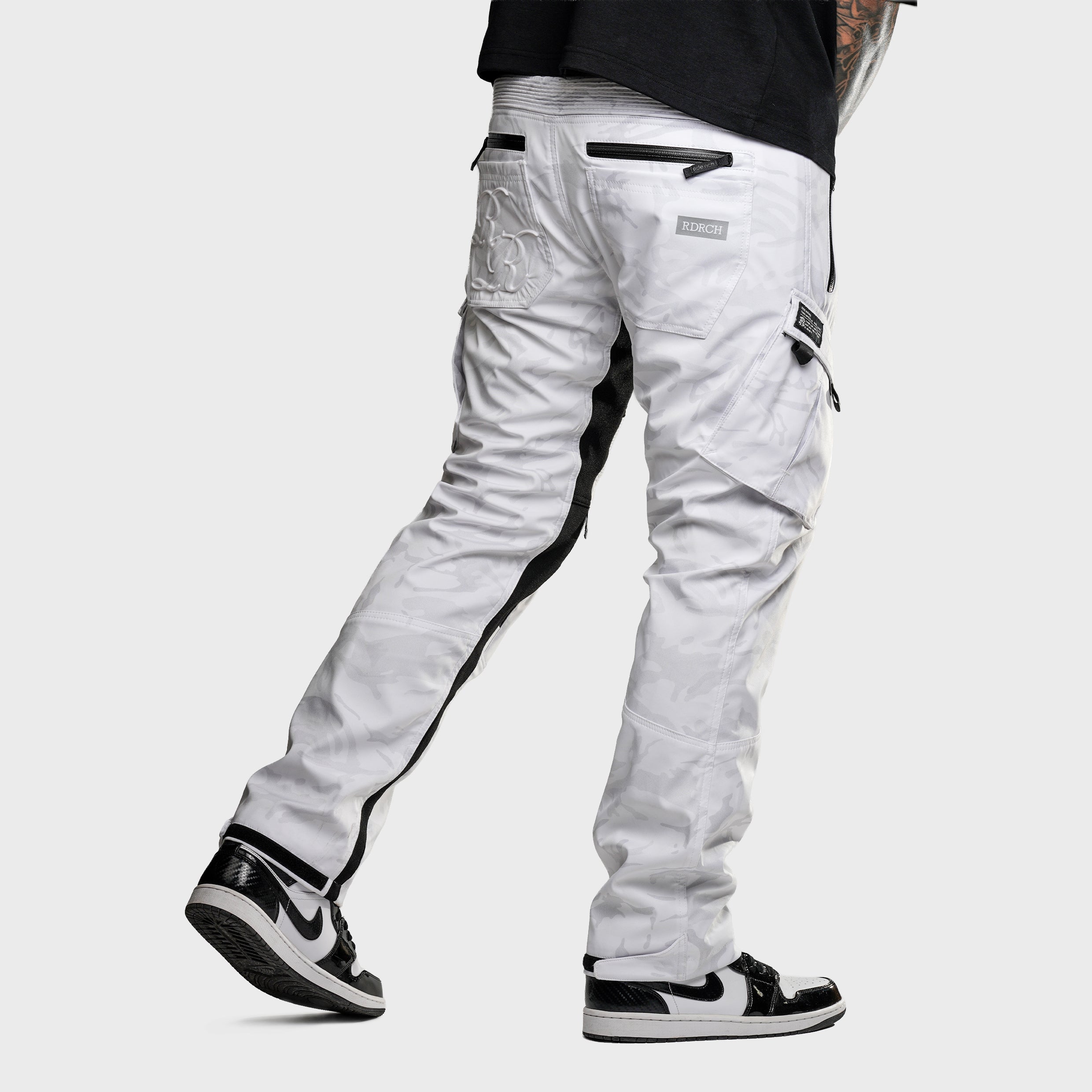 Unit 16™ Armoured Softshell Cargo Motorcycle Pants {Ghost Camo}