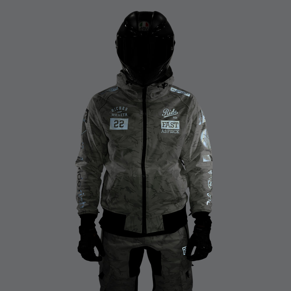 Regency™ Armoured Softshell Hooded Jacket {RR GP/Ghost Camo}