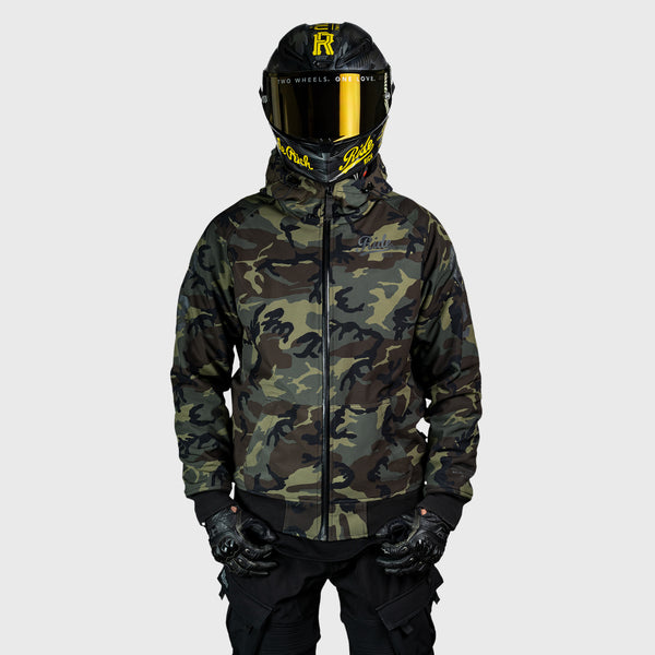 新品ROME \"OG PULLOVER JACKET\" SNEAKYZ CAMO Skullvibe x Champion Camo Packable Jacket