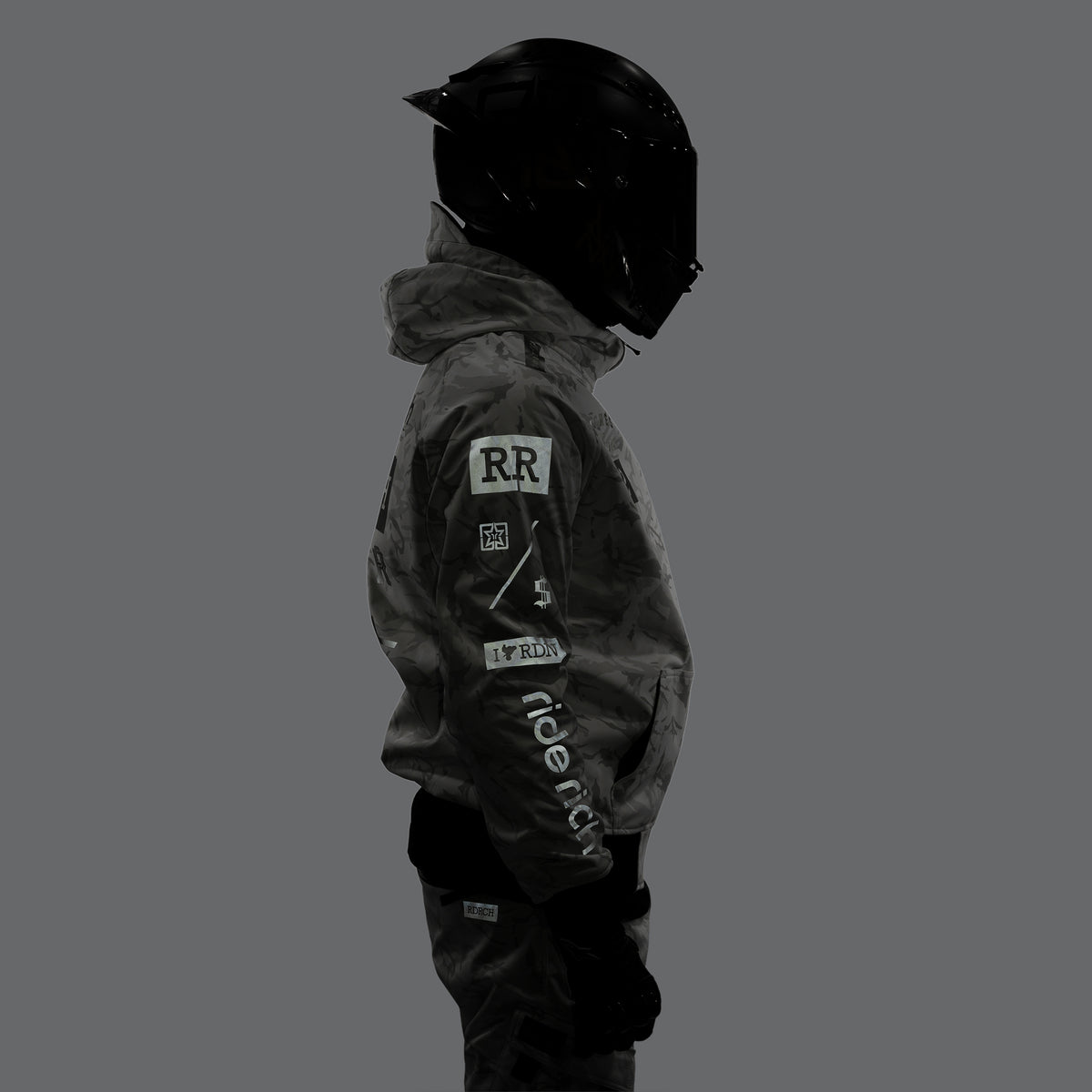 Regency™ Armoured Softshell Motorcycle Jacket {RR GP/Ghost Camo}