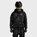 Regency™ Armoured Softshell Motorcycle Jacket {RR GP/Black Camo}