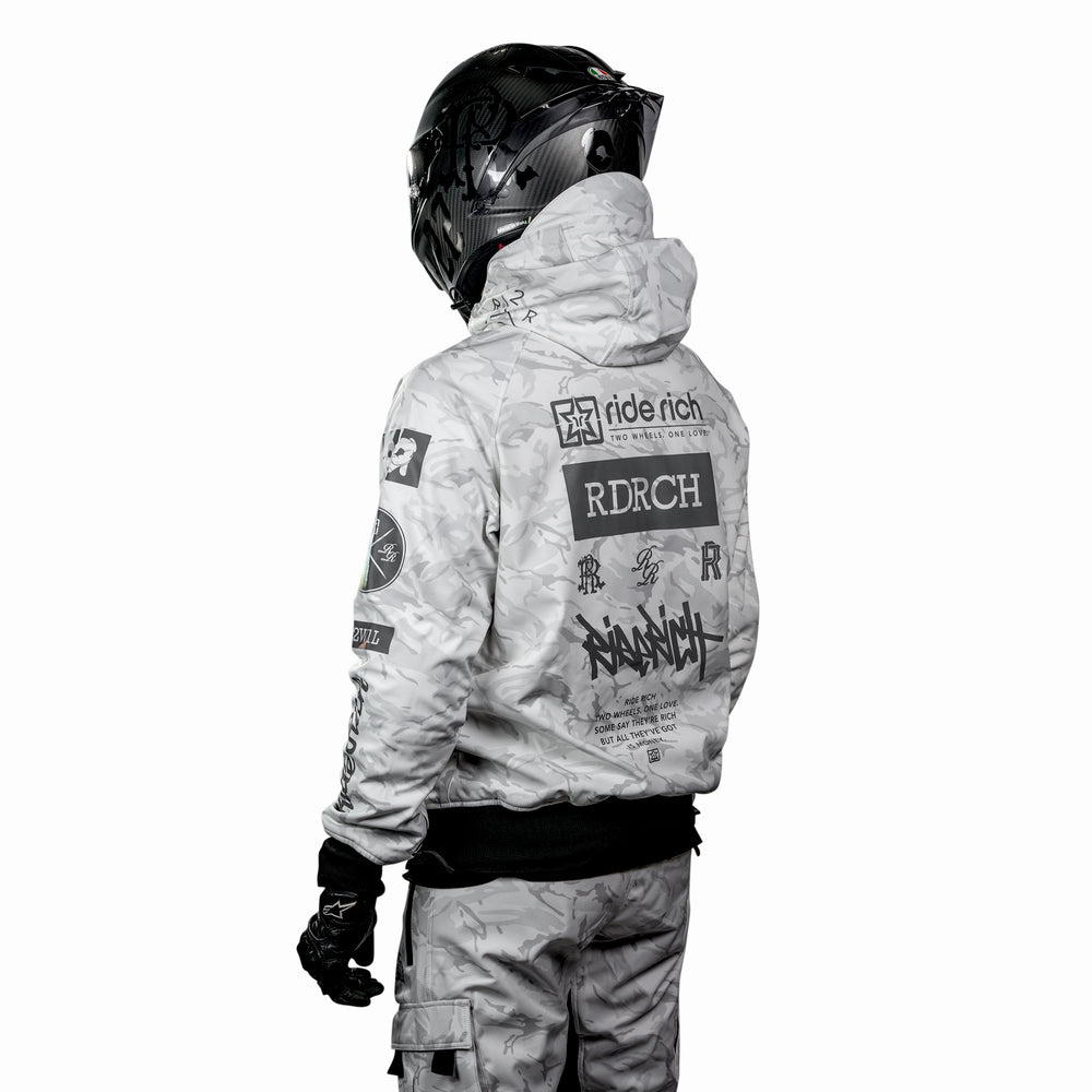 Regency™ Armoured Softshell Hooded Jacket {RR GP/Ghost Camo}