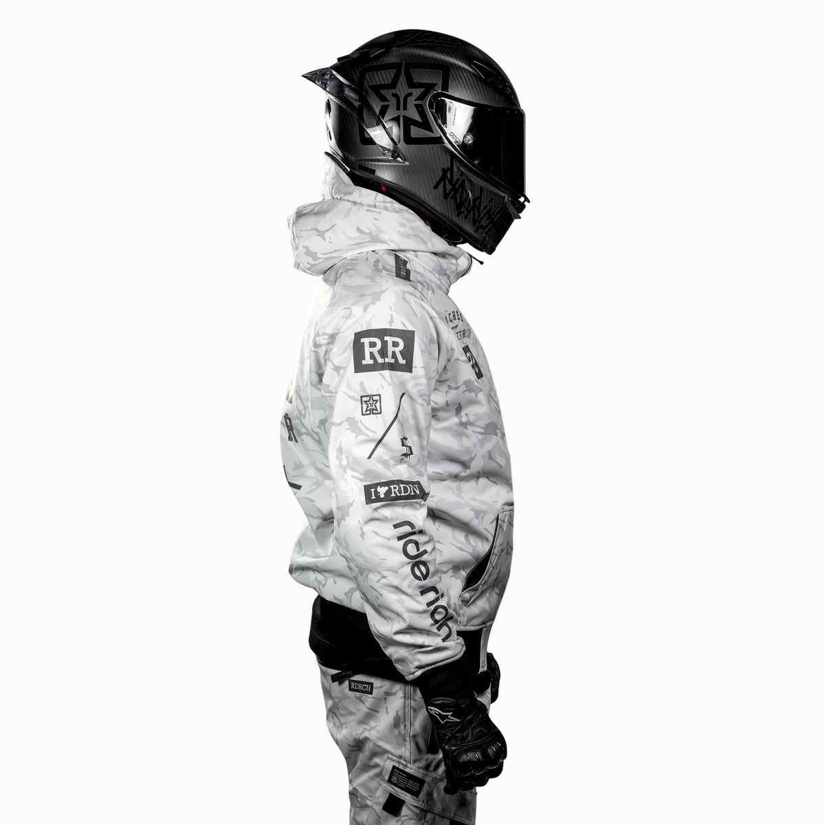 Regency™ Armoured Softshell Motorcycle Jacket {RR GP/Ghost Camo}