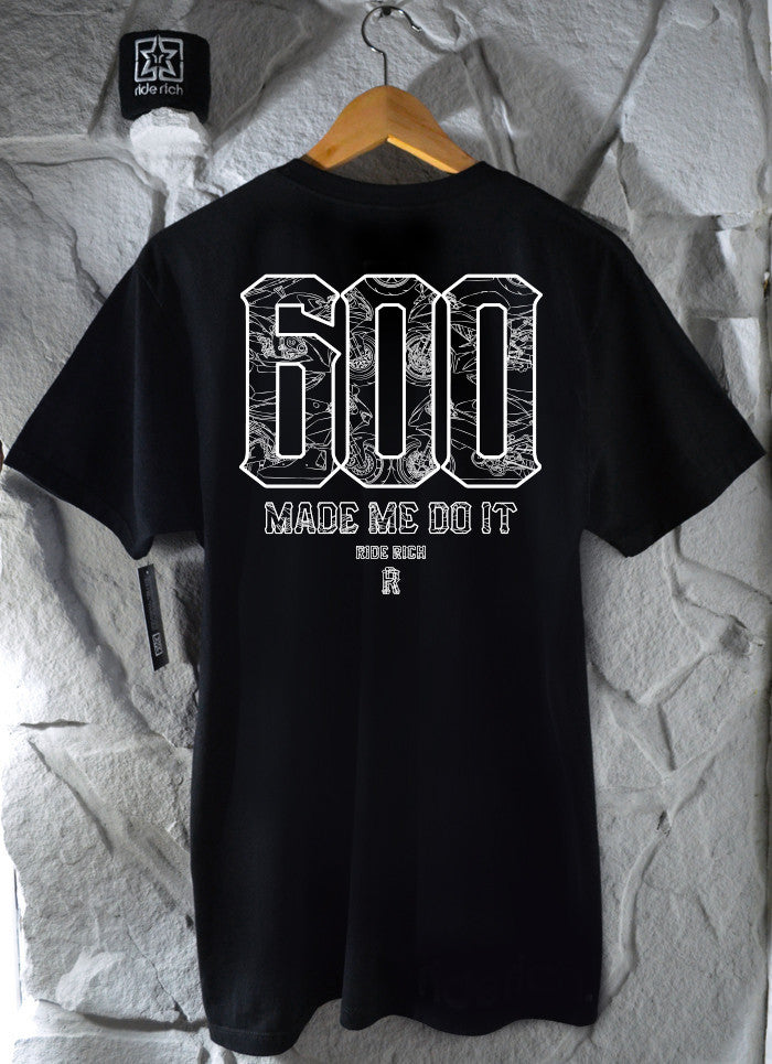 The 600 Club Tee View 3 - Motorcycle T-shirt