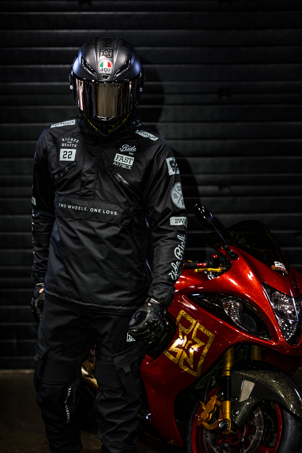 Concord™ Armoured Anorak Jacket {RR GP/Black}