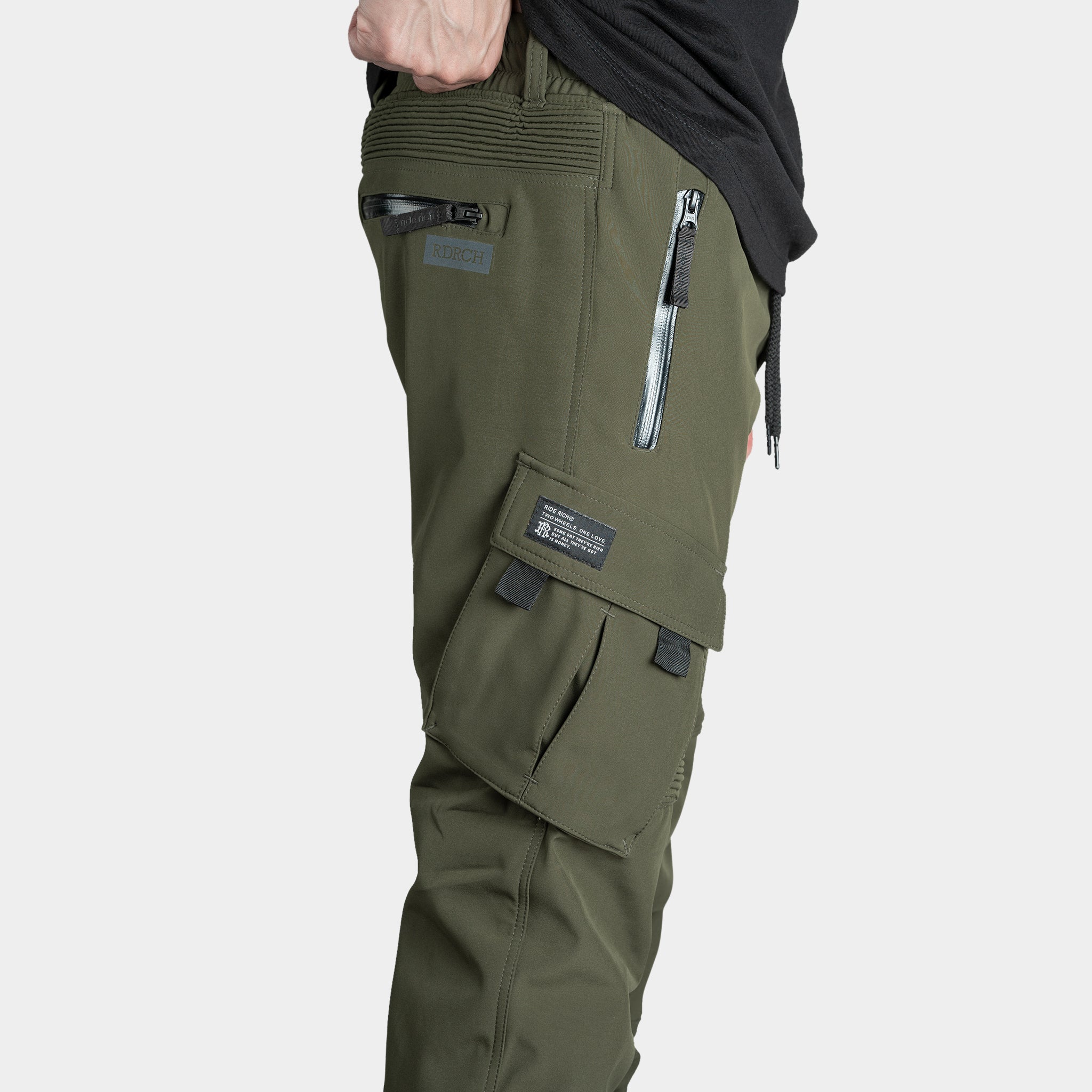 Unit 16™ Armoured Softshell Cargo Joggers {Military Green}