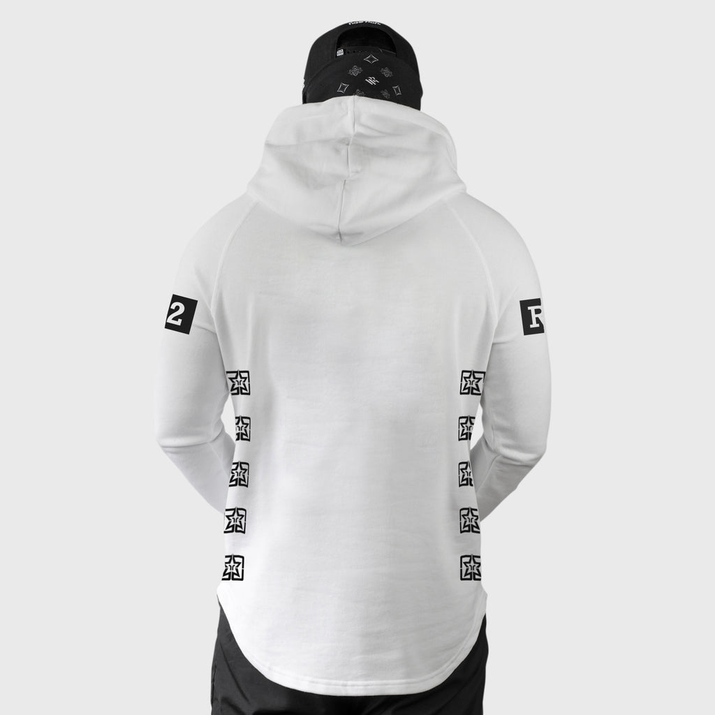 Been Fast Scoop Pullover Hoodie {White}