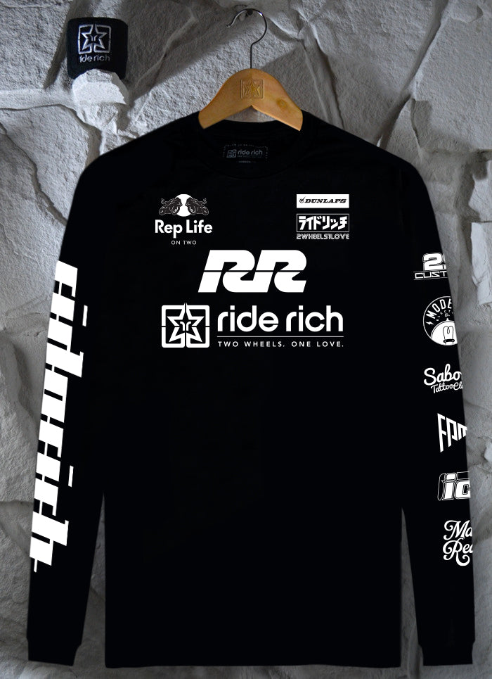 RR Racing L/S Tee {Black}