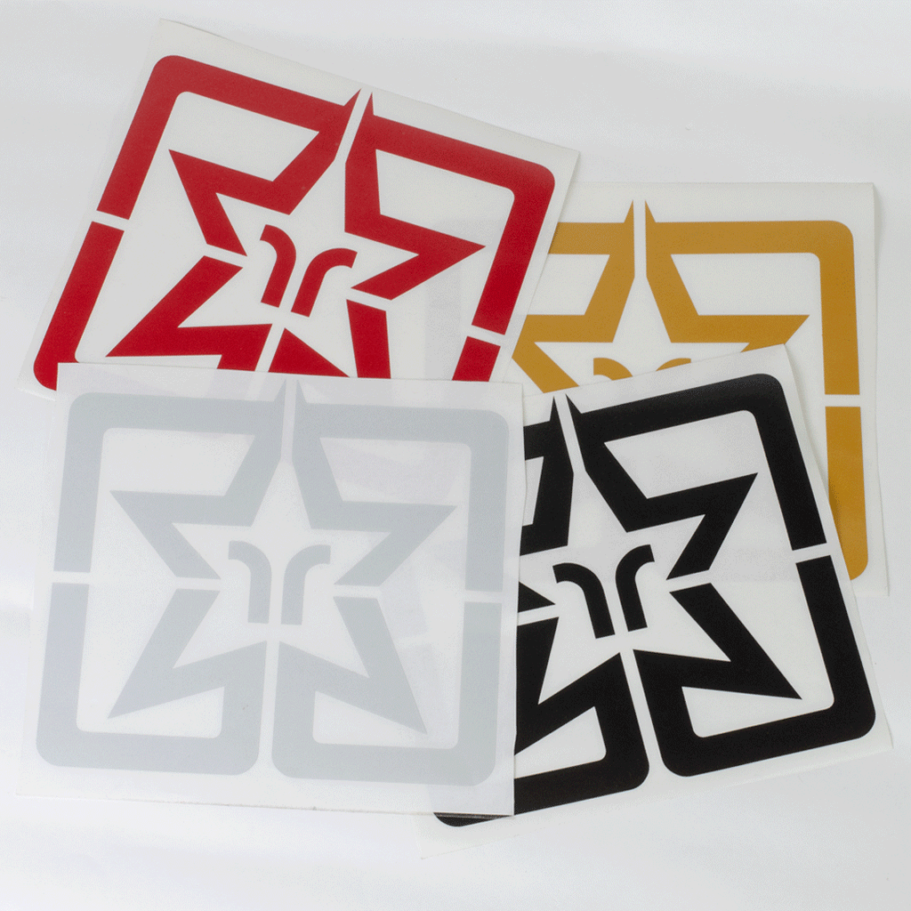 Reflective Ride Rich Emblem Vinyl Decal {Oversized}