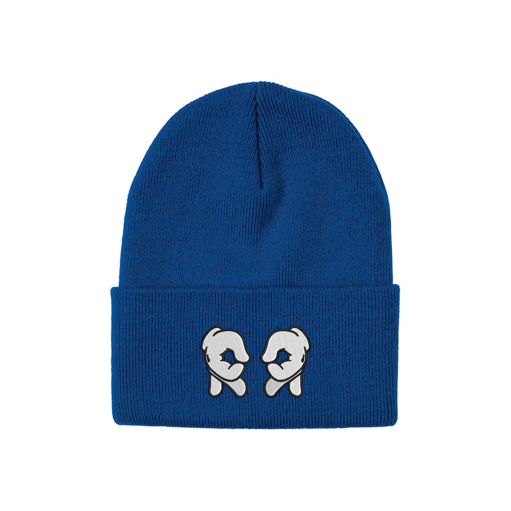 Rep Life On Two Knit Beanie {Blue}