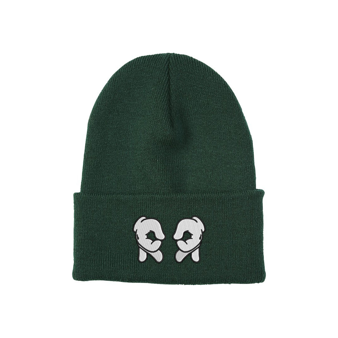 Rep Life On Two Knit Beanie {Green}