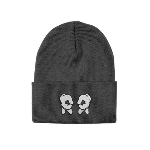 Rep Life On Two Knit Beanie {Grey}