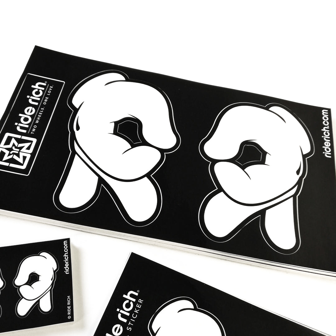 Repp Sticker Rep Life On Two {Large} - Vinyl Motorcycle Sticker