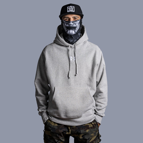 Rep Life On Two Embroidered Pullover Hoodie {Heather Grey}