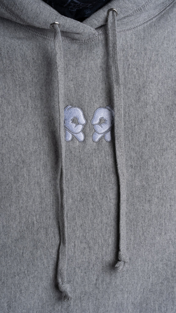 Rep Life On Two Embroidered Pullover Hoodie {Heather Grey}