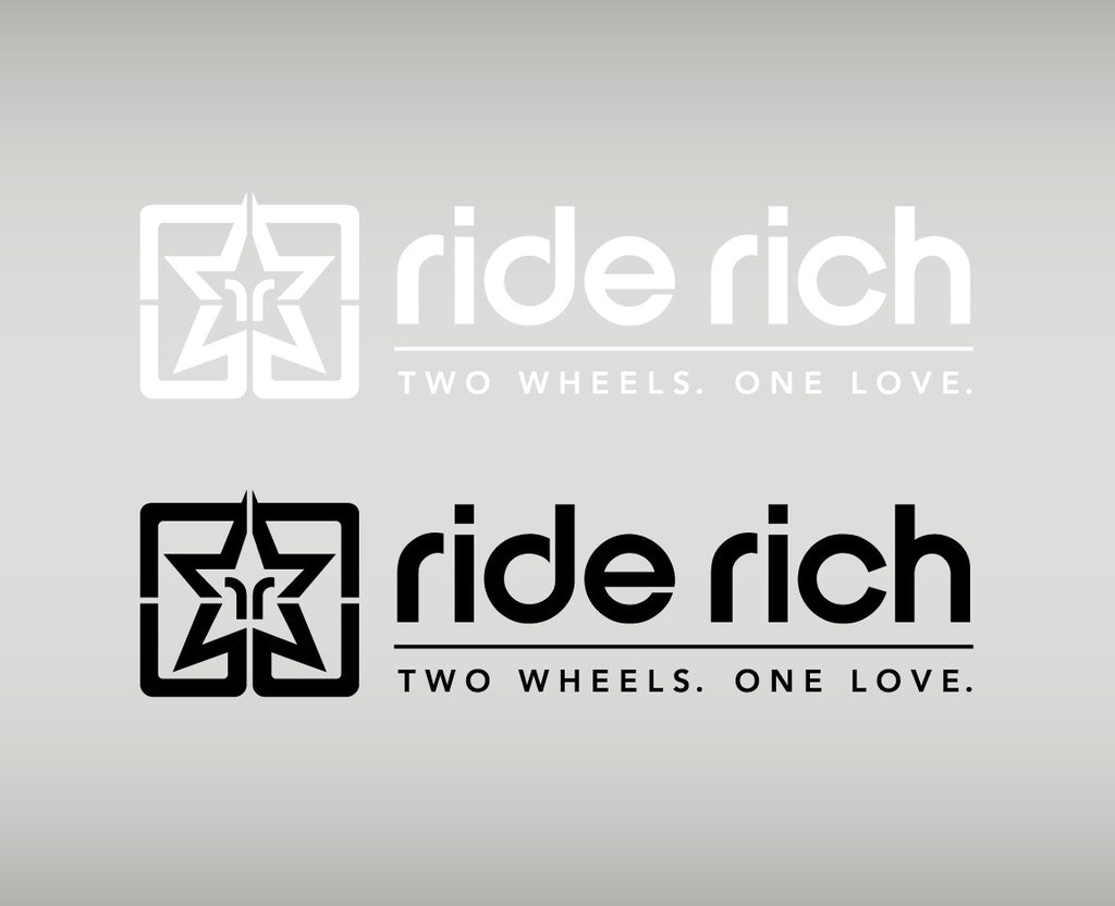 Ride Rich 2W1L Vinyl {Medium} - Custom Motorcycle Decal