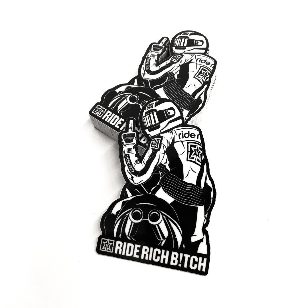 SNR Rider Vinyl Sticker {Medium}