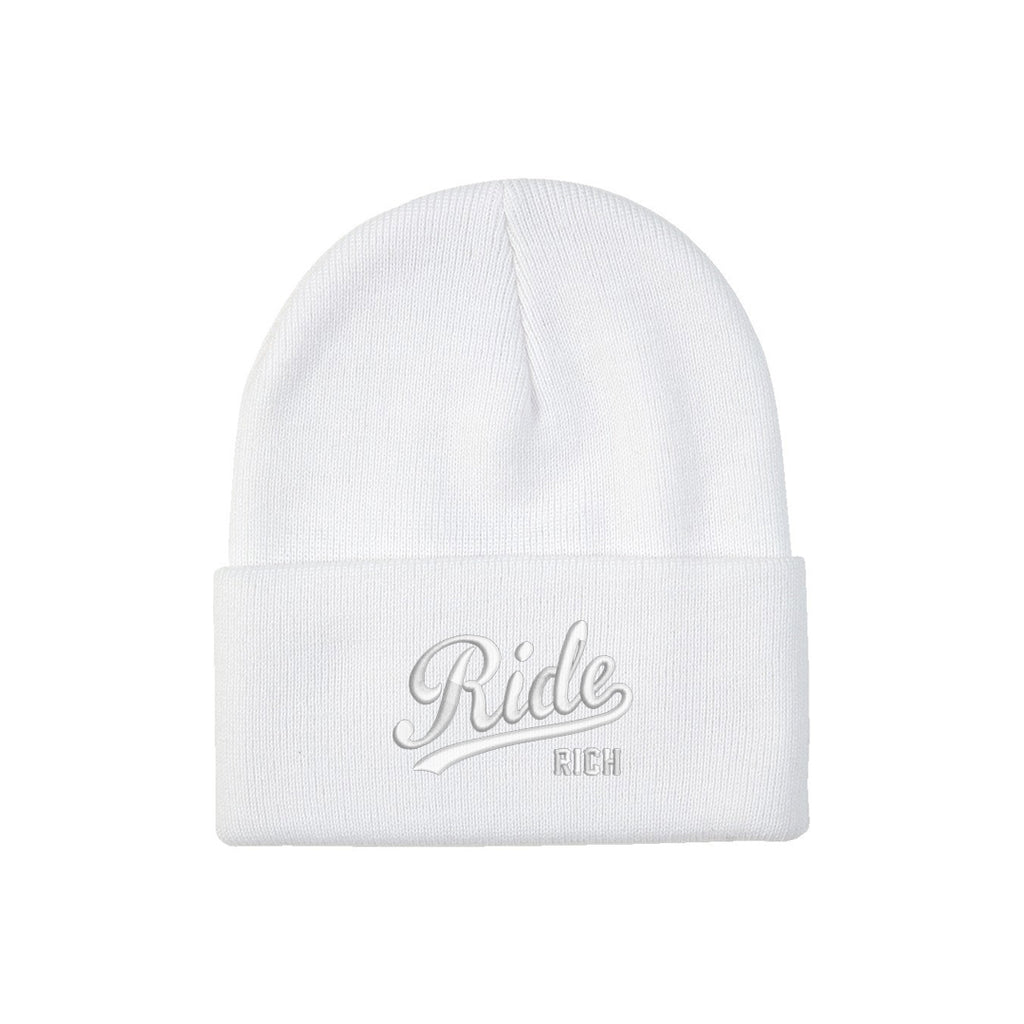 RR Squad Knit Beanie {White}