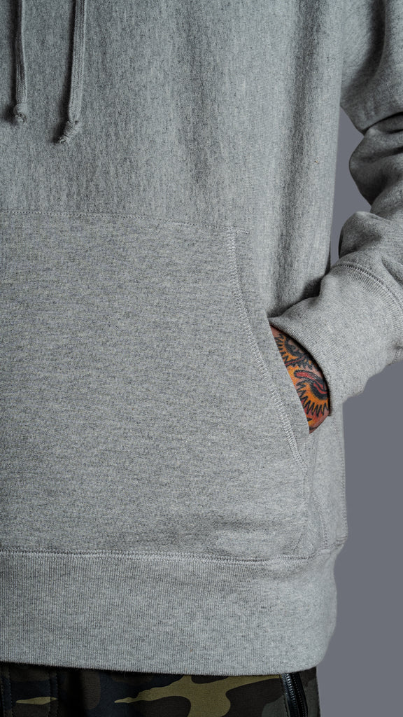Rep Life On Two Embroidered Pullover Hoodie {Heather Grey}