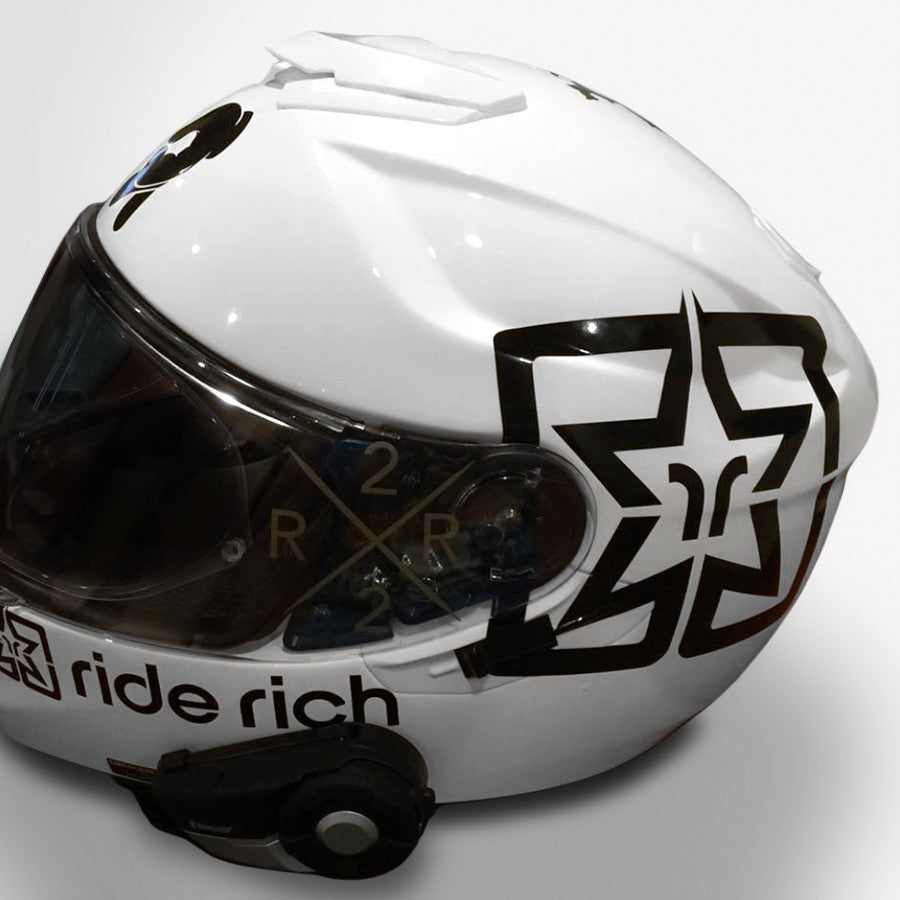 Ride Rich XL Emblem Vinyl Decal View 4 - Custom Motorcycle Decal