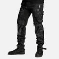 Unit 16™ Armoured Softshell Cargo Motorcycle Joggers {Black Camo}