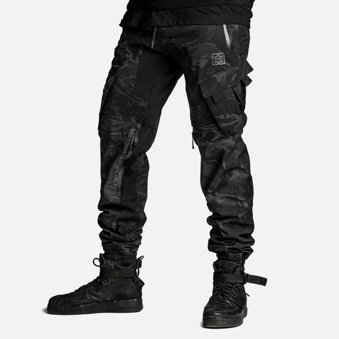 [Pre-Sale // Backorder] Unit 16™ Armoured Softshell Cargo Joggers {Black Camo}