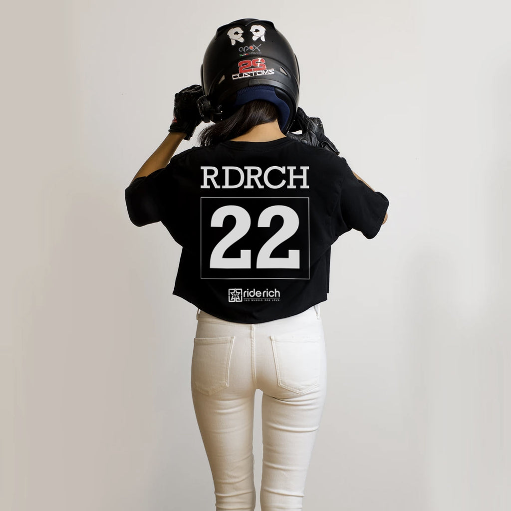 Mad Official Crop Tee {Black}