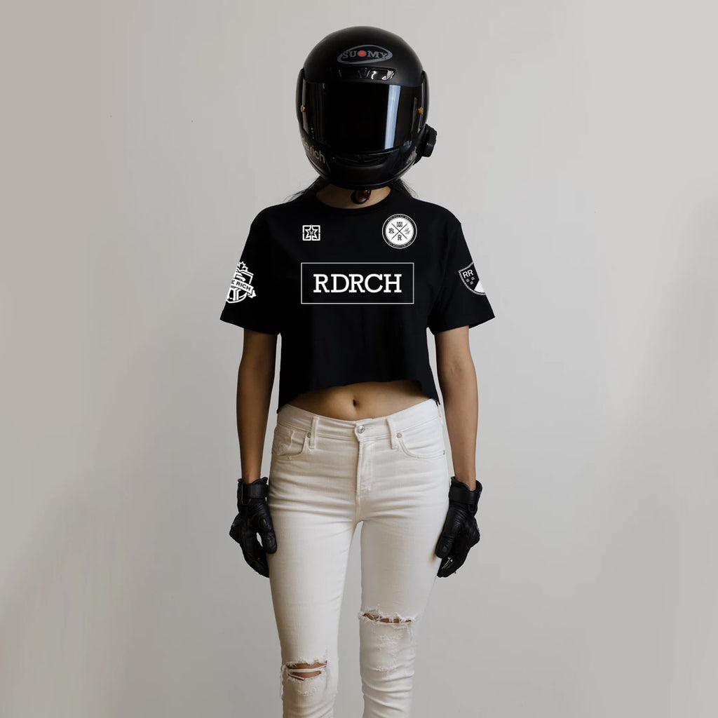 Mad Official Crop Tee {Black}