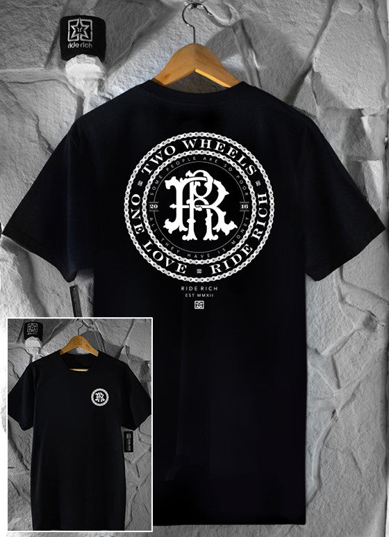 RR Filigree & Chains Tee View 1 - Motorcycle T-shirt