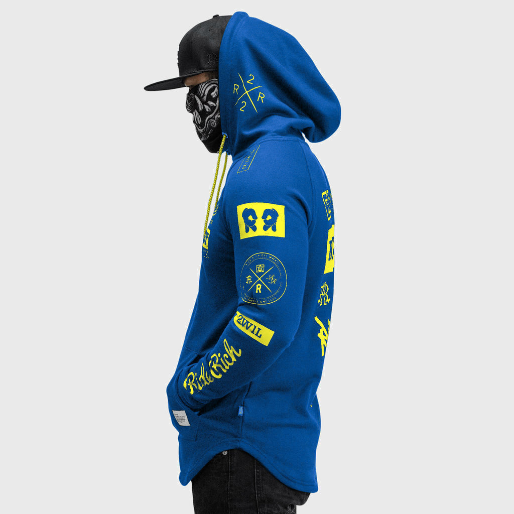 RR GP Scoop Pullover Hoodie {Blue}