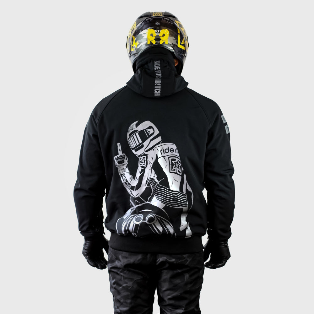 Regency™ Armoured Softshell Hooded Jacket {Pursuit/Black}