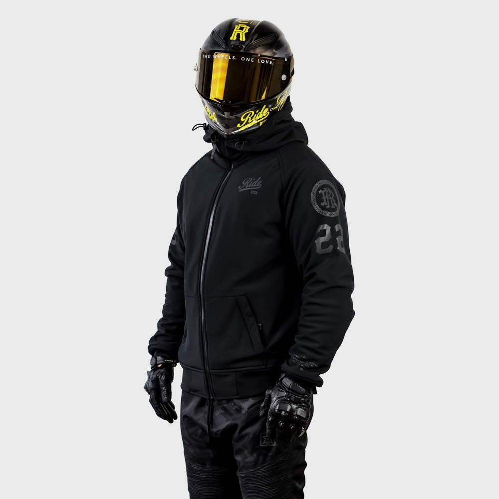 Regency™ Armoured Softshell Hooded Jacket {Squad/Black}