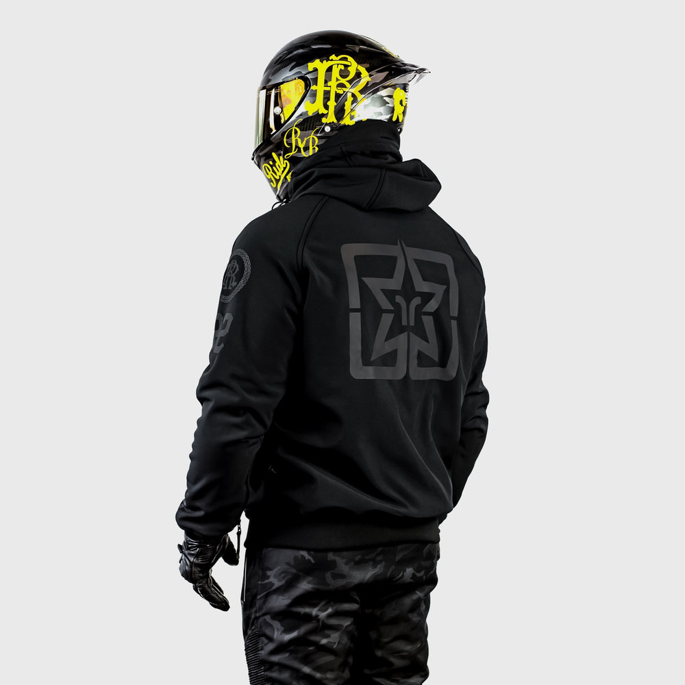 Regency™ Armoured Softshell Hooded Jacket {Squad/Black}