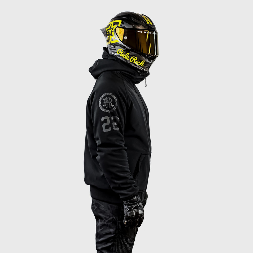 Regency™ Armoured Softshell Hooded Jacket {Squad/Black}