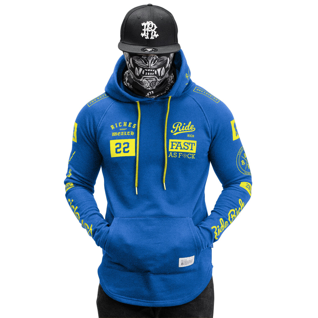 RR GP Scoop Pullover Hoodie {Blue}