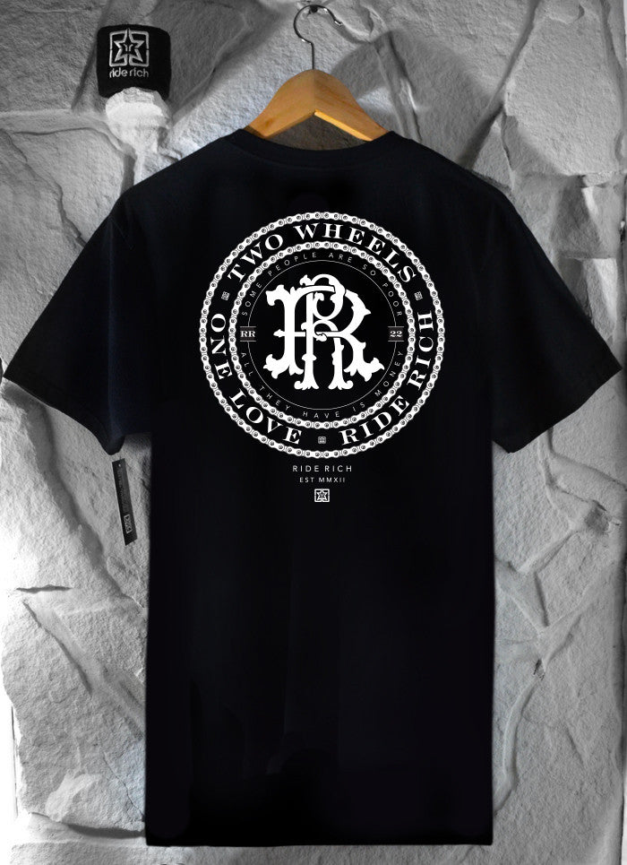 RR Filigree & Chains Tee View 3 - Motorcycle T-shirt